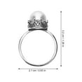thumbnail image 2 of ADDHAT Anillo De Perla Con Único En Ideal Para Regalo En Y Cumpleaños, 2 of 8