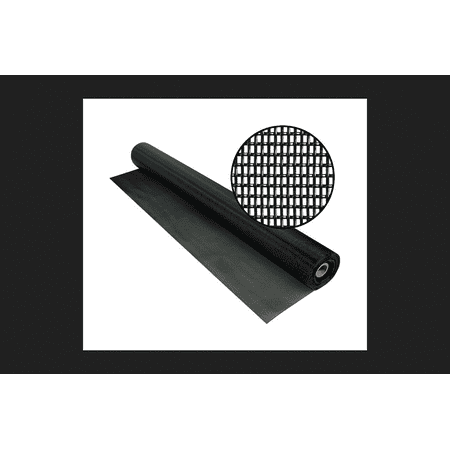Black Pet Screen - Phifer 60 in. W x 100 ft. L Polyester Pet Screen