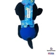 thumbnail image 3 of Barkertime Blue Anchors on Blue Escape-Proof Waterproof Premium Dog Diaper Overall - Made in USA, 3 of 6