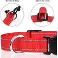 thumbnail image 3 of 2pcs Black,Dog Collar, Classic Adjustable Reflective Nylon Collar Suitable for Medium Dogs,(M) 2.5cm Width, 3 of 5
