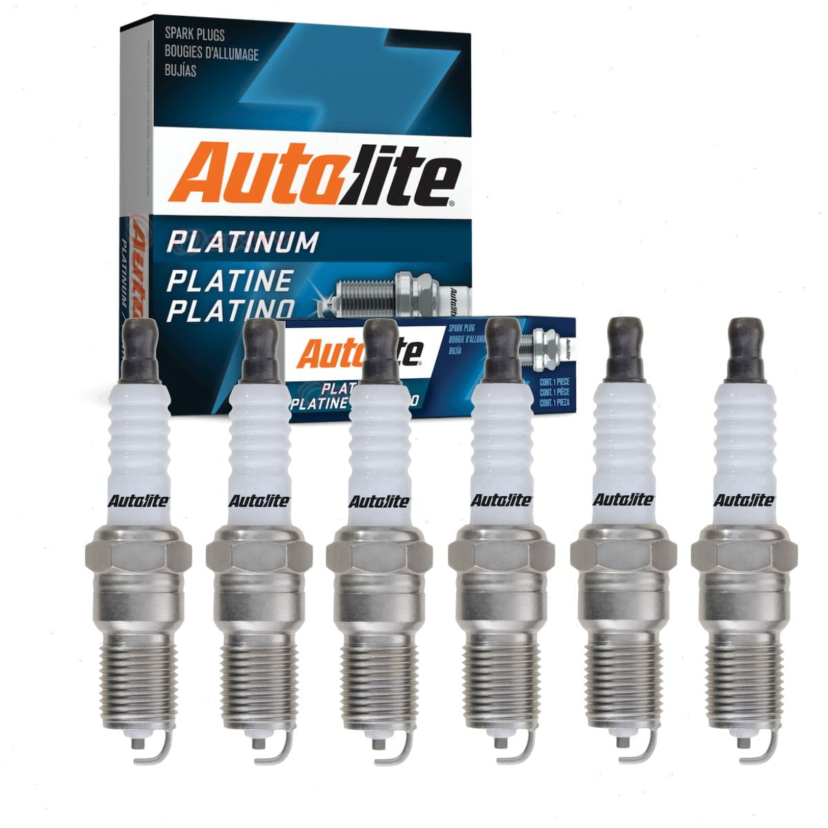 6 pc Autolite Platinum Spark Plugs compatible with Ford Escape 3.0L V6