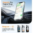 thumbnail image 5 of CANSHN Magnetic Compatible with iPhone 13 Pro Max Case, Upgraded [Full Camera Protection] [Compatible with Magsafe] [Translucent Matte] Shockproof Protective Phone Case Cover 6.7 Inch - Clear, 5 of 7