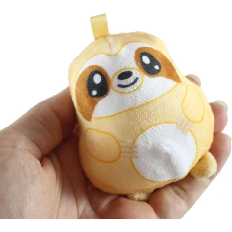 Set of 2 RANDOM Plush Safari Zoo Animal Sugar Ball - Thick Glue