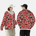 thumbnail image 4 of Balery Cute Tomato Sudadera ligera de manga larga con capucha y protección solar UPF 50+ para hombre y mujer, ideal para pesca y running-X-Large, 4 of 7