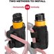thumbnail image 2 of Portavasos universal para andador o silla de ruedas, portabotellas con bolsillos de malla, color negro, 2 of 4