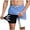 #301-Sky Blue, variant on Men's Quick Dry Swim Trunks with Compression Liner and Palm Print Navy XXXL Big & Tall Gifts for Father