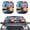 Beach Palm Tree, variant on Bulopur Highland Cow Leopard Print Windshield Sun Shade Prevent Sunlight Retractable Windshield Sun Shade 2 Pcs Universal Car Window Shades Fit Most SUVs Trucks Vans