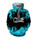 thumbnail image 4 of Sudadera con capucha para hombre y mujer, con estampado 3D, a la moda, con diseño de rey y reina, para él y para ella, informal, de gran tamaño, 4 of 4