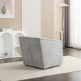 thumbnail image 2 of Nice Modern Upholstered Barrel Armchair, 360° Swivel, 2 of 12