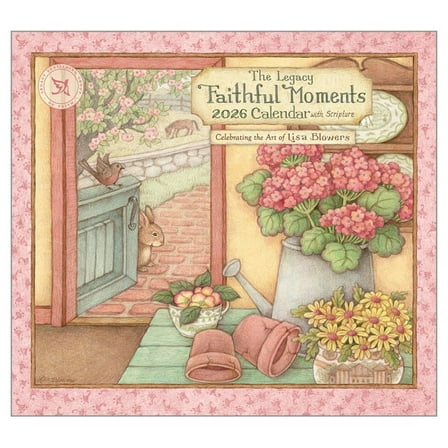 Legacy Publishing Group, Faithful Moments by Lisa Blowers 2026 Wall Calendar, 13.38'' X 12.13'', 12-Month Calendar with Stapled Binding