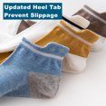 thumbnail image 4 of Unisex Ankle Socks Thin Soft Athletic Low Cut Socks With Tab for Men Women 10-20 Pack, 4 of 7