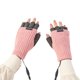 thumbnail image 1 of Matsuzay Guantes sin dedos invierno portátil cálido mantenimiento recargable eléctrico calefacción desmontable interior mitones mano Protector Suministros térmicos Rosado Matsuzay HA011767-02, 1 of 6