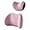 Pink, variant on car headrest & lumbar support cushion,Car Neck Lumbar Support Pillow Cushion Set Memory Foam for Low Back Pain Relief Ergonomic Car Seat Headrest Back Pillow,lumbar support pillow for car