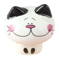 thumbnail image 1 of Figura decorativa de gato con postura de gato, estilo estatua, adorno artesanal para el hogar. 6x65 cm de alto, 1 of 6