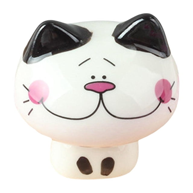 Figura decorativa de gato con postura de gato, estilo estatua, adorno artesanal para el hogar. 6x65 cm de alto