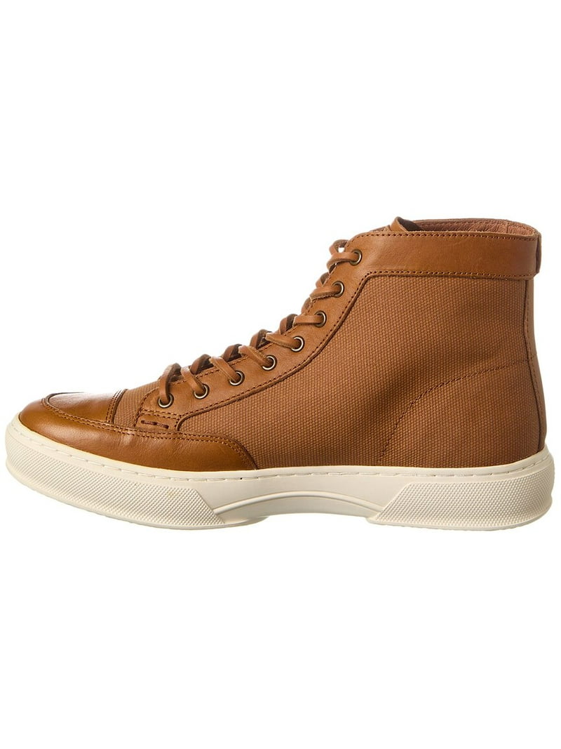 Frye Hoyt Mid Lace Leather Sneaker, 9, Brown - Walmart.com