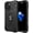 Black, variant on KOMI Multicolor Starry Sky Series with 360°Ring Holder Kickstand Compatible with iPhone 12 / 12 Pro, Military-Grade Drop Protection Hybrid Full Body Shockproof Cover Avocado