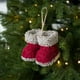 thumbnail image 4 of Ornamentos de Navidad Blancos 10x8.5x7.5cm / 3.9x3.3x2.9In Colgante de Peluche, 4 of 7