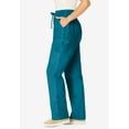 thumbnail image 5 of Woman Within Plus Size Convertible 2-in-1 Cargo Pant & Capri Elastic Waist, 5 of 6