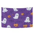 thumbnail image 6 of Yayeee Tapestry Wall Hanging for Bedroom 90" x 60" Living Room Home Wall Art Decor, Halloween Purple Ghosts, 6 of 7