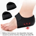thumbnail image 2 of Silicone Heel Support Sleeves with Gel Cushioning - Pressure Relief Foot Care Pads for Heel Protection - Size L, Blue Color - Comfortable Silicone Heel Guards for Daily Use, 2 of 6