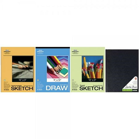 Pro Art Drawing and Sketching Paper Value Pack, Hard Bound