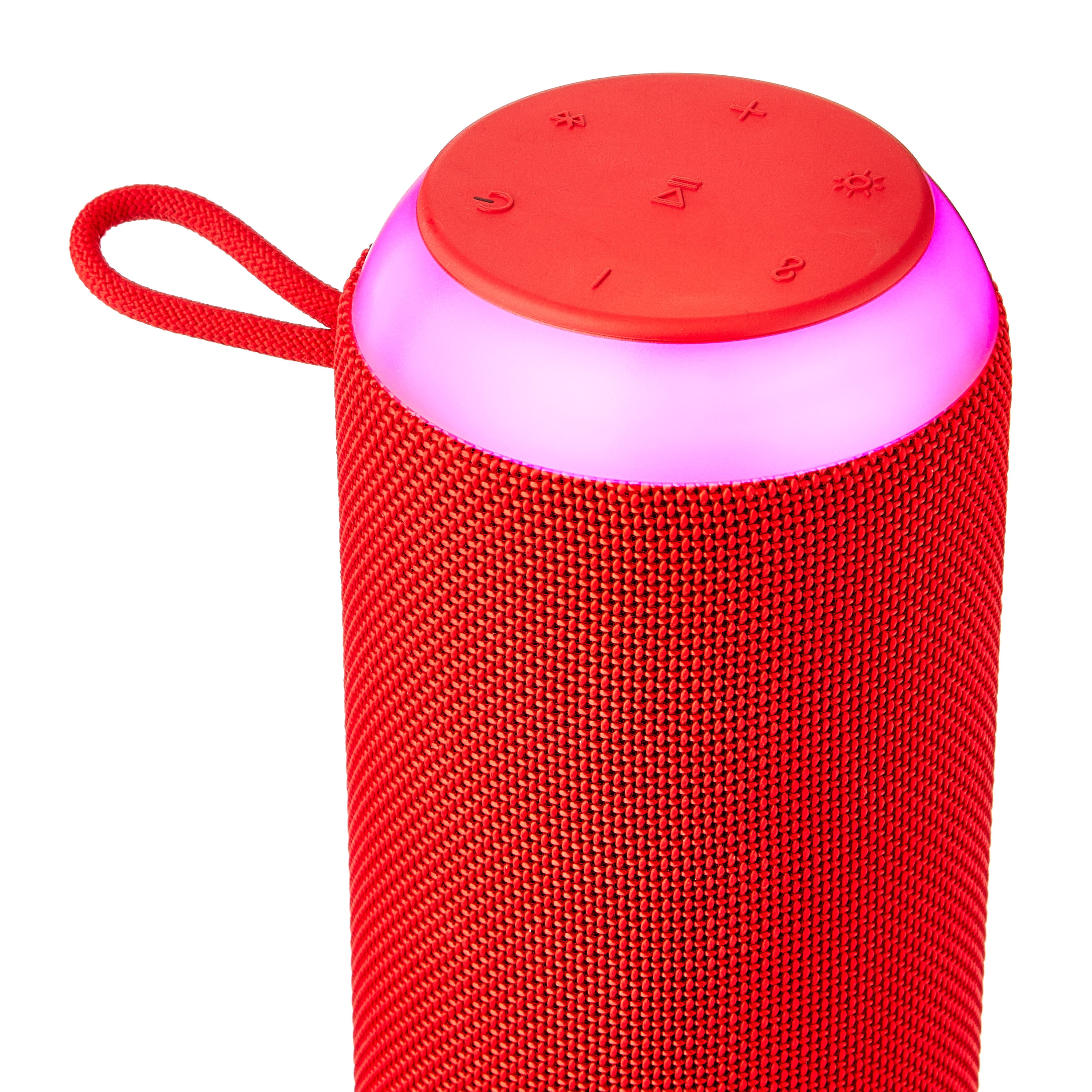 Onn.Rugged Portable Speaker with LED Lighting, Red  (图5)