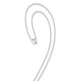 thumbnail image 2 of 925 Sterling Silver White Ice Diamond Butterfly Necklace; 18 inch; Lobster Clasp; for Adults and Teens; for Women and Men, 2 of 4