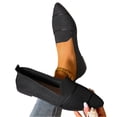 thumbnail image 3 of Willtoo Womens Mesh Soft Sole Non Slip Flat Pointed Toe Breathable Slip On Lazy Shoes Casual Round Toe Loafers, 3 of 5