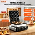 thumbnail image 2 of VEVOR Machine Électrique à Beignes, Machine Commerciale à Beignes 2000 W avec Surface Antiadhésive, 2 of 9