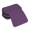 thumbnail image 4 of Disketp Retro Florals Purple Estuche de Lápices de Doble Capa con Tapa Abatible y Cremallera, Organizador Escolar para Adolescentes y Adultos, 4 of 7