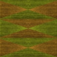 thumbnail image 1 of Ahgly Company Machine Washable Indoor Square Transitional Dark Golden Rod Brown Area Rugs, 6' Square, 1 of 7
