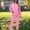 Pink, variant on Floleo Women's 2 Piece Sweatshirt Set Long Sleeve Crewneck Top Drawstring Waist Pants with Pockets Relaxed Fit Casual Tracksuit for Gym Travel Daily Wear