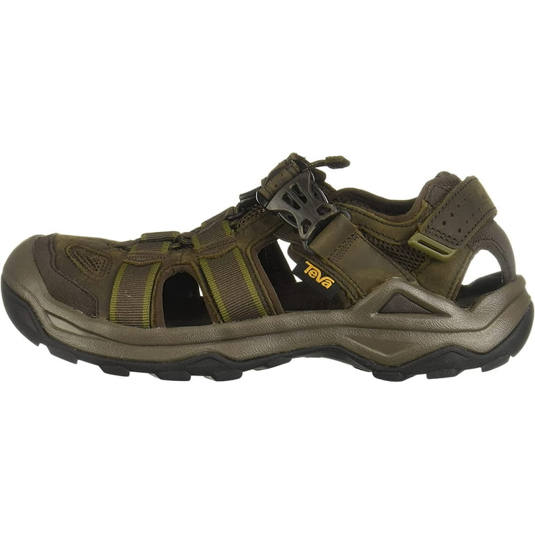 Teva Mens M Omnium 2 Leather Fisherman Sandal 8 Turkish Coffee