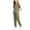 R95 Army Green, variant on Ruiwill Girls Outfit Set Crew Neck Short Sleeve Solid Color Tops With Pants Set Summer Dailywear Casual Lightweight Girls Clothes Set Size 6-7 Years Army Green