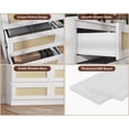thumbnail image 4 of Commode à 9 Tiroirs en Rotin avec Station de Recharge, Commode Rustique, Grand Commode de Garde-Robe Organisateur de Rangement pour Chambre, Salon, Entrée, Blanc, 4 of 6