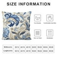 thumbnail image 5 of Outdoor Patio Waterproof Throw Pillow Covers by  Homes Chintz Blue| Fade Resistant FabricNo Insert Ideal for Fall, Halloween, Thanksgiving, Christmas, 5 of 5