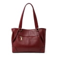 thumbnail image 3 of Genuine Leather Hobo Tote Bag, Women's Grainy Shoulder Handbag Purse, 3 of 12