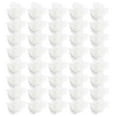 thumbnail image 2 of 50pcs cabezas de malla de espuma artificial Colcomx 4cm Blanco Cabeza de flor de rosa de boda, 2 of 8