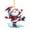 D, variant on CuiLiyq Santa Claus Christmas Ornaments, Christmas Santa Ornaments for Christmas Tree Hanging, for Home Tree Decor Car Mirror Accessories (Acrylic)