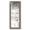 thumbnail image 2 of ArtToFrames 9" x 26" Aged White Gold Picture Frame, 9x26 inch Silver Wood Poster Frame (WOM-2036),  Pack, 2 of 7