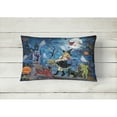 thumbnail image 2 of Carolines Treasures PRS4048PW1216 Littlest Witchs Halloween Party Canvas Fabric Decorative Pillow  12H x16W multicolor, 2 of 4