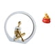 thumbnail image 5 of Figura de niña, estatua de mujer, centro de mesa, dormitorio, regalo para lectores, estantería, escultura abstracta de granja, adorno de cuenco del te, 5 of 8