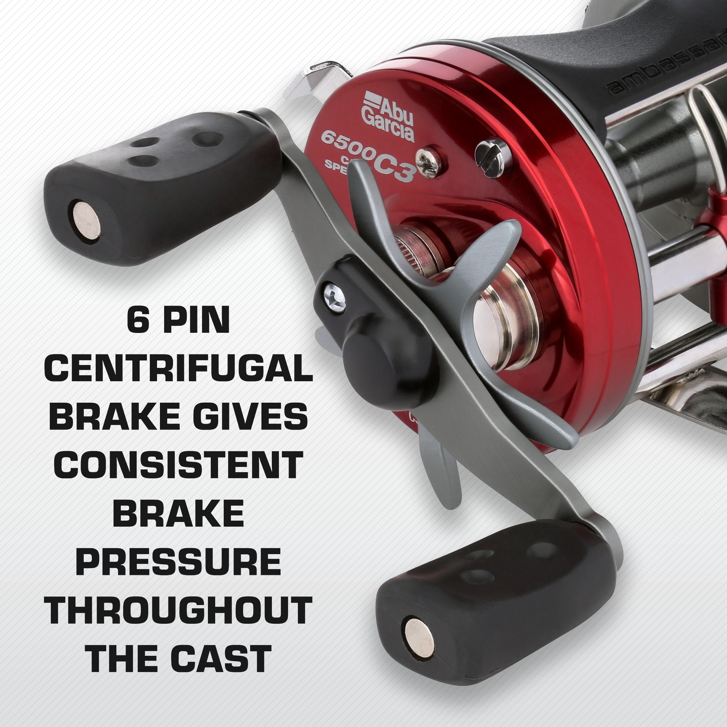 Abu Garcia C3 Carp Special Round Reel, 6500 Size Fishing Reel