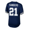 thumbnail image 3 of Men's Mitchell & Ness Deion Sanders Navy Dallas Cowboys Retired Player Name & Number Mesh Top, 3 of 3