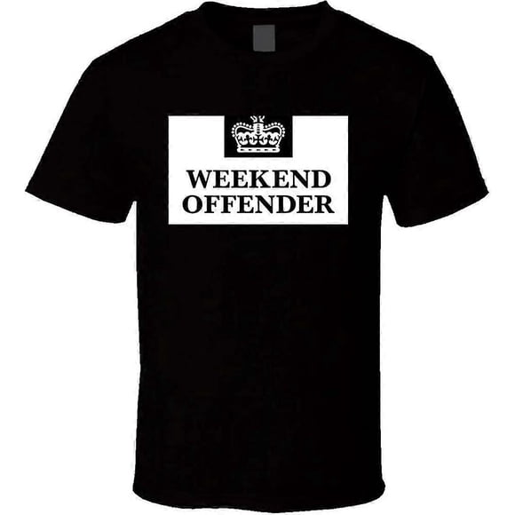 Weekend Offender Prison T Shirt Black