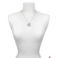 thumbnail image 3 of Delight Jewelry Silvertone Small 3-D Red Present Box with Bow Hero Ring Charm Necklace, 18", 3 of 4