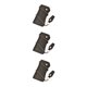 thumbnail image 5 of Qarigey Cartera de cuero para hombre que bloquea carteras de cadena larga con ranura para cremallera soporte para tarjetas de identificación Type1 NO1, 5 of 6