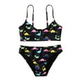 thumbnail image 1 of GYRATEDREAM 8-12Y Child Girls Hawaii V Neck Tankini Bikini Bathsuit 2PCS Floral Swimsuit UPF 50+, 1 of 5