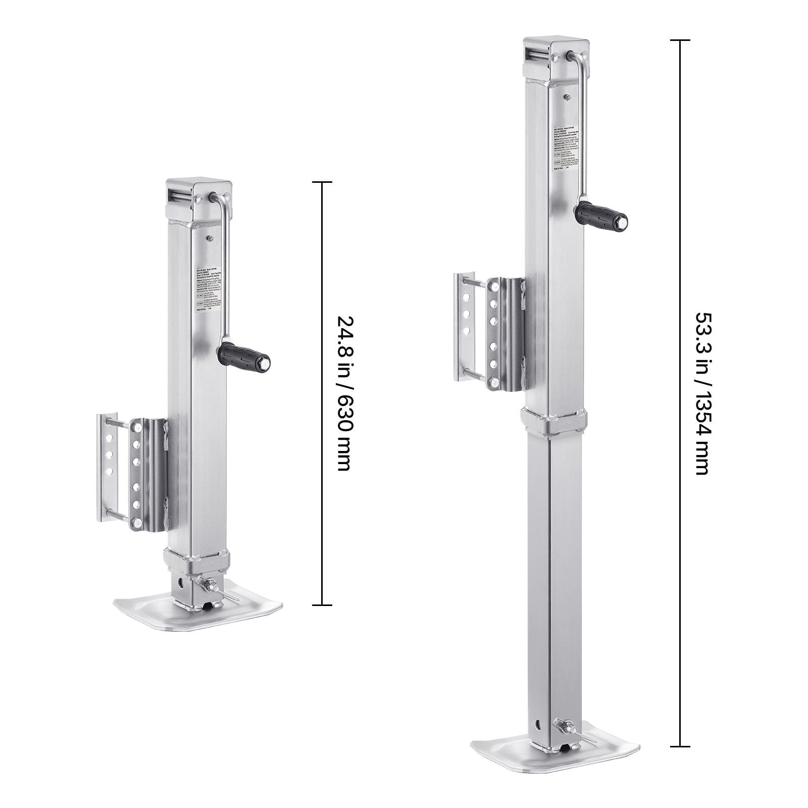 8000 lbs Heavy  Swivel Bolt-On Trailer Jack, 28.5" Lift Stand with Handle for RV Horse Utility Yacht Trailer